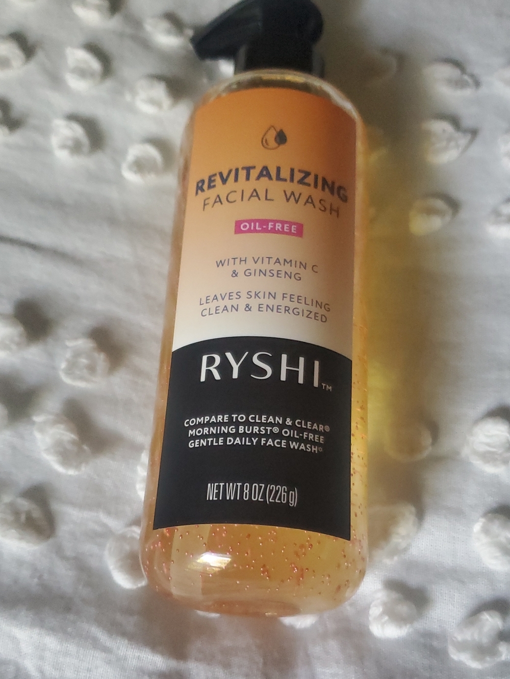 Shi by JOURNEYS Revitalizing Facial Wash — Orange and Black Bottle